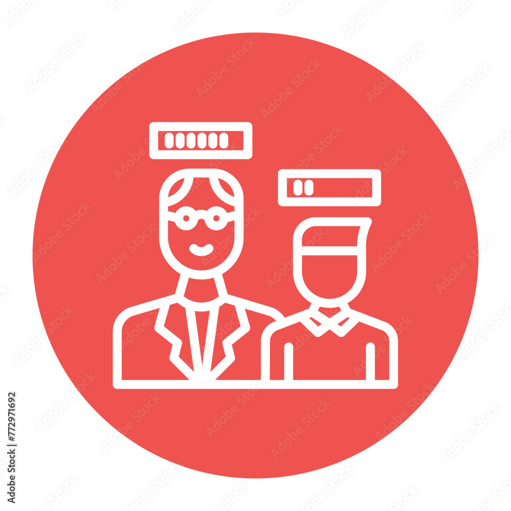Generation Gap icon vector image. Can be used for Generation Gap. Generation Gap icon vector image. Can be used for Generation Gap.