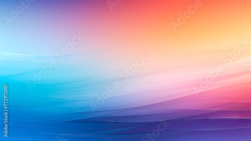 Colorful abstract background with wave patterns under a sky