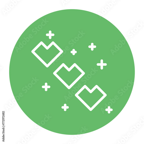 Hearts Life icon vector image. Can be used for Game Design.