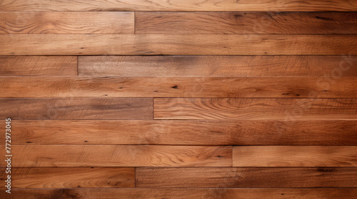 Close up of stained wooden floor