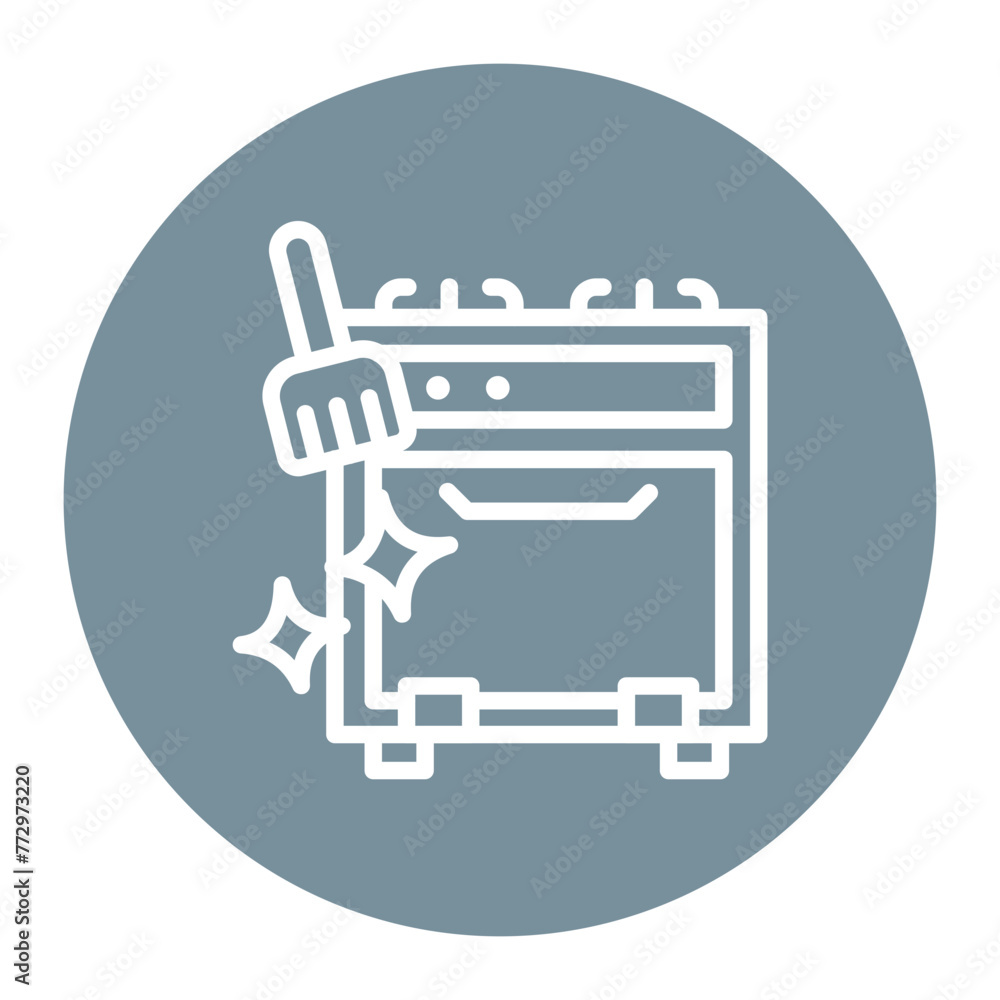 Kitchen Cleaning icon vector image. Can be used for Cleaning. Kitchen Cleaning icon vector image. Can be used for Cleaning.