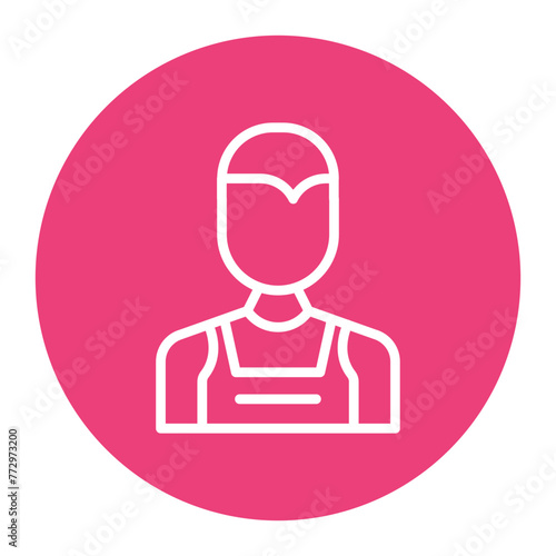 Janitor icon vector image. Can be used for Cleaning.