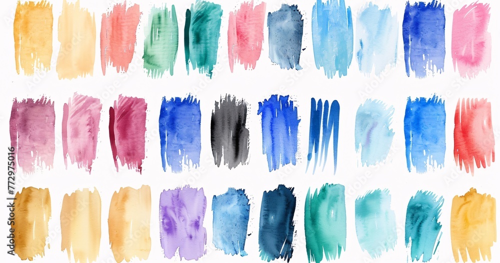 Colorful Paint Brushes A Monthly Artist's Palette Generative AI