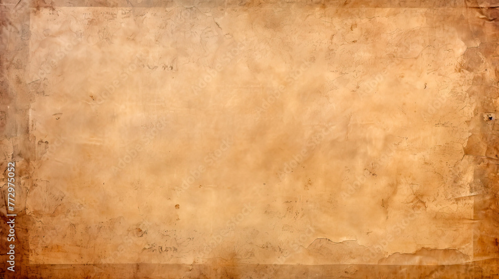 A piece of paper on a brown background