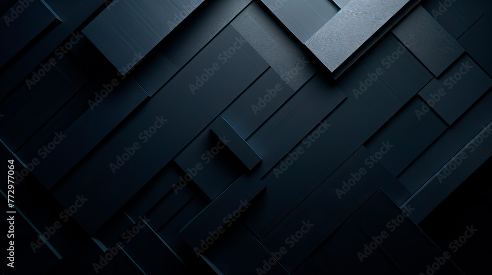 Close up of black wall with square pattern - obrazy, fototapety, plakaty 