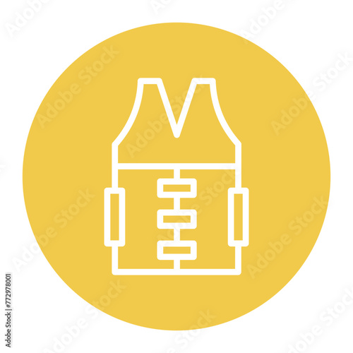 Body Armor icon vector image. Can be used for Battle Royale.