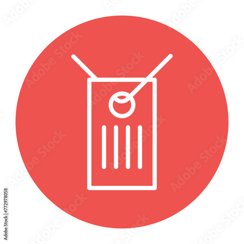 Dog Tag icon vector image. Can be used for Battle Royale.