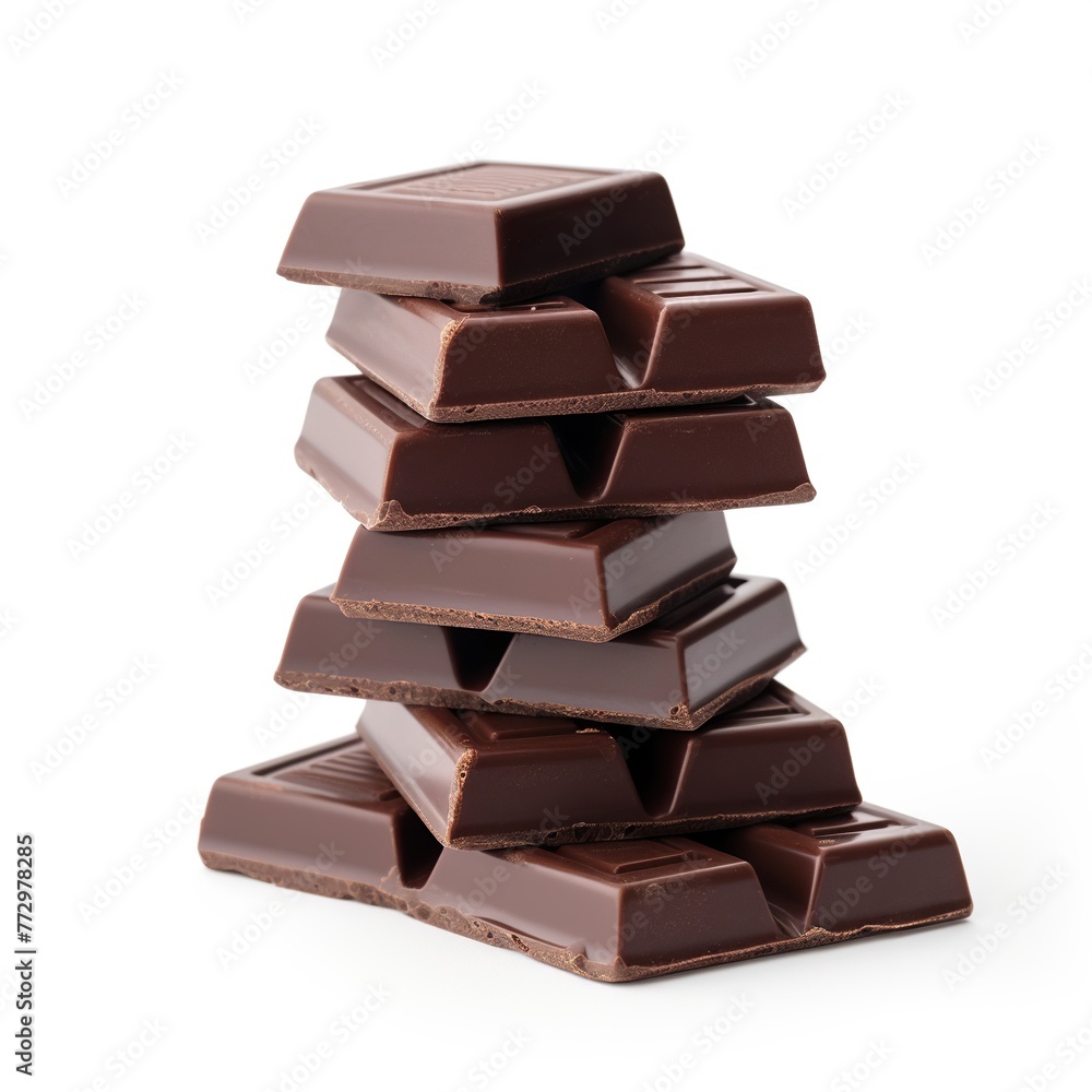 pieces of chocolate pieces of chocolate