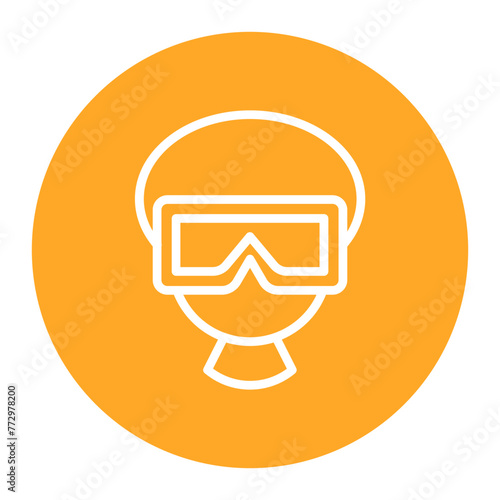 Headgear icon vector image. Can be used for Battle Royale.