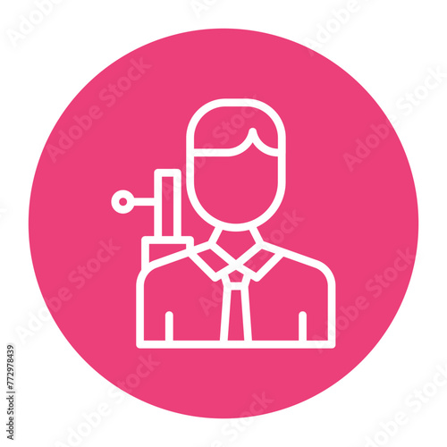 Solo icon vector image. Can be used for Battle Royale.