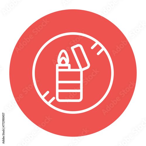 Forbidden Items icon vector image. Can be used for Airline.