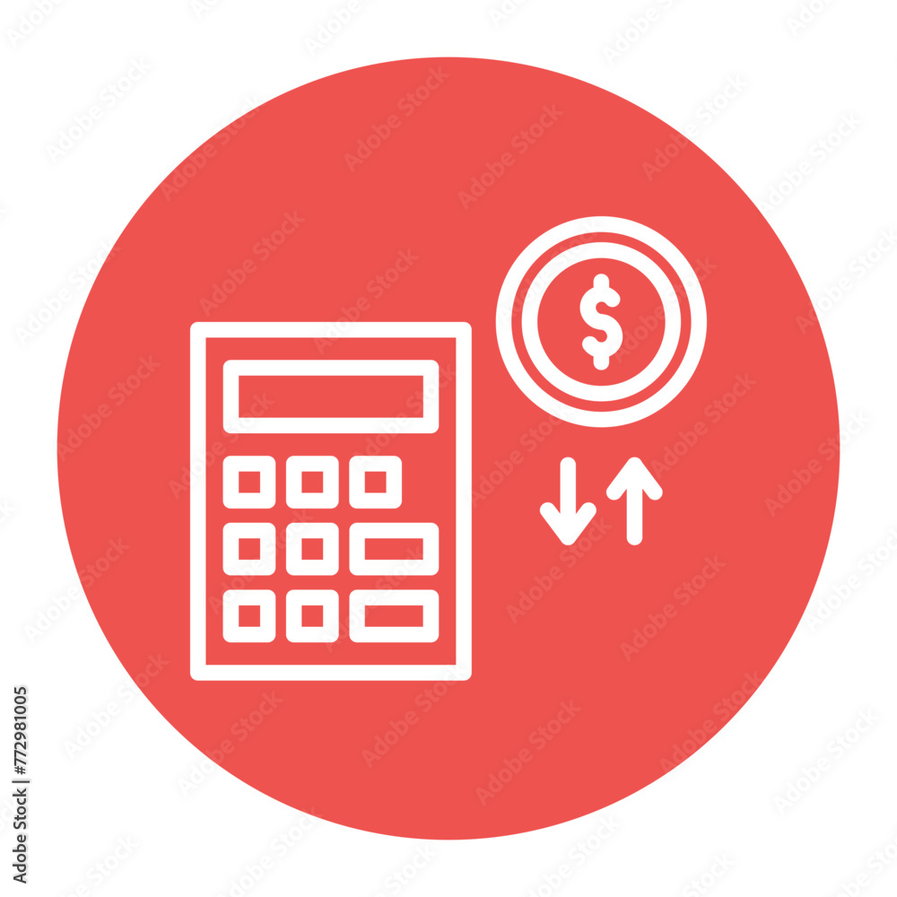 Cost Control icon vector image. Can be used for Industry. Cost Control icon vector image. Can be used for Industry.