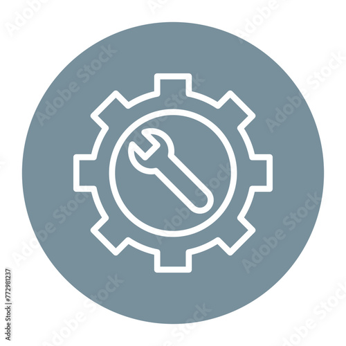 Maintenance icon vector image. Can be used for Industry.