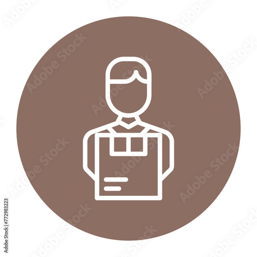 Recipient icon vector image. Can be used for Postal Service.