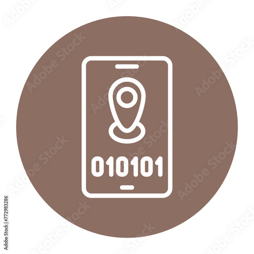 Tracking Number icon vector image. Can be used for Postal Service.