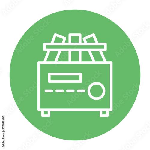 Centrifuge icon vector image. Can be used for Science.