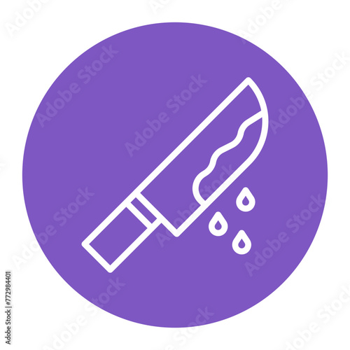 Murder icon vector image. Can be used for Prison.