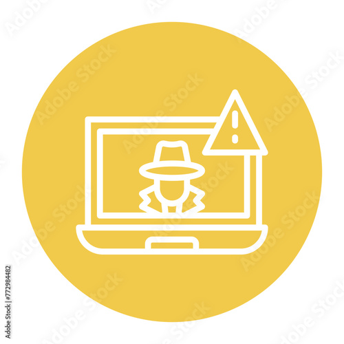 Fraud icon vector image. Can be used for Prison.