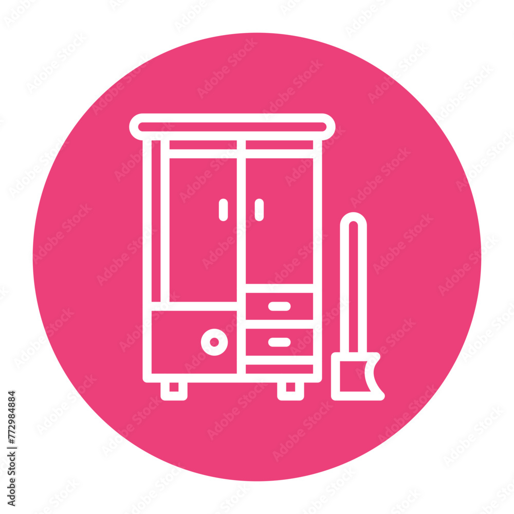 Cleaning Closets icon vector image. Can be used for Cleaning and Dusting. Cleaning Closets icon vector image. Can be used for Cleaning and Dusting.