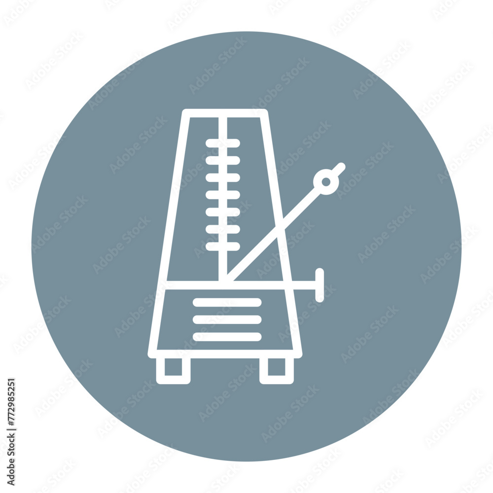Metronome icon vector image. Can be used for Instrument. Metronome icon vector image. Can be used for Instrument.