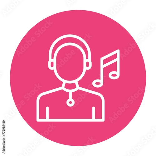 Trance icon vector image. Can be used for Instrument.