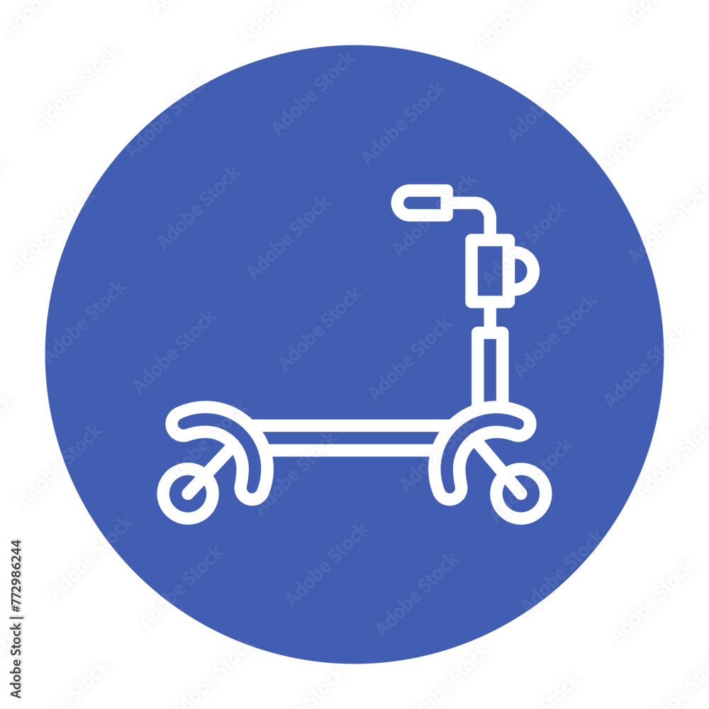 Scootie icon vector image. Can be used for Baby Shower. Scootie icon vector image. Can be used for Baby Shower.