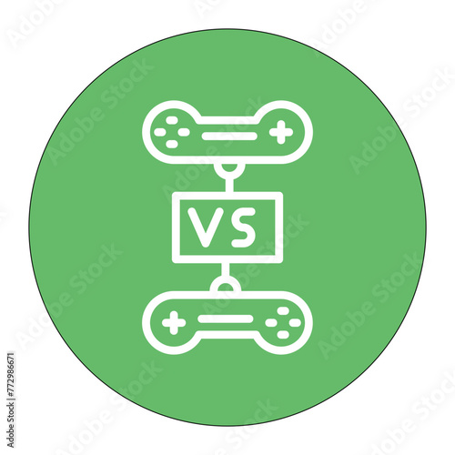Multiplayer Games icon vector image. Can be used for Bowling.