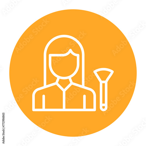Cosmetologist icon vector image. Can be used for Diversity.
