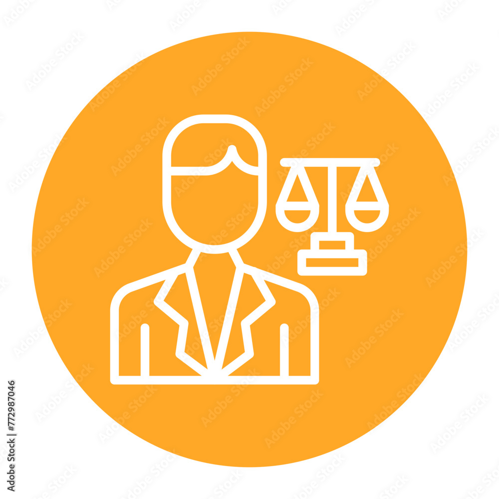Lawyer icon vector image. Can be used for Diversity. Lawyer icon vector image. Can be used for Diversity.