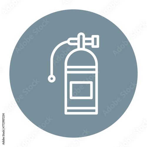 Diving Tank icon vector image. Can be used for Beach Resort.