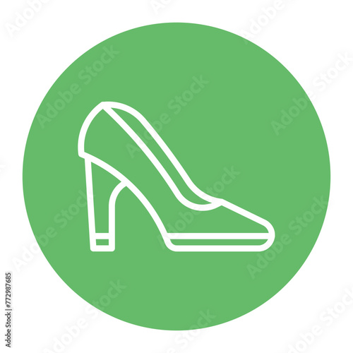 Heel icon vector image. Can be used for Luxury.