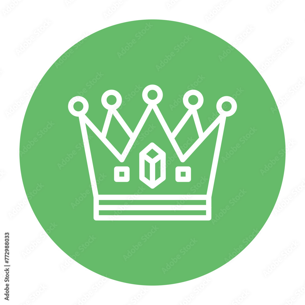 Crown icon vector image. Can be used for Casino. Crown icon vector image. Can be used for Casino.