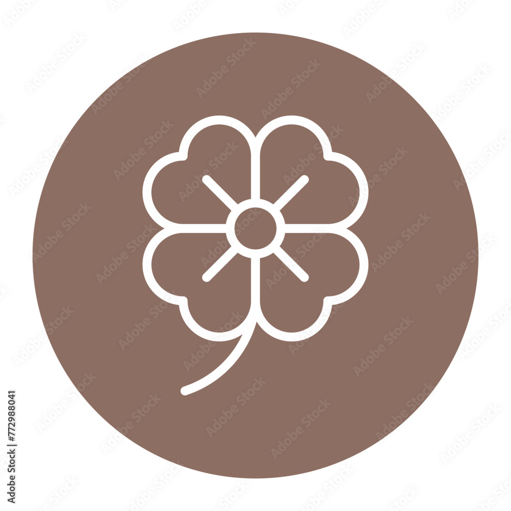 Clover icon vector image. Can be used for Casino. Clover icon vector image. Can be used for Casino.