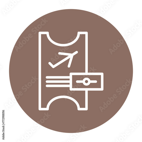 Airfare Reimbursement icon vector image. Can be used for Casino.