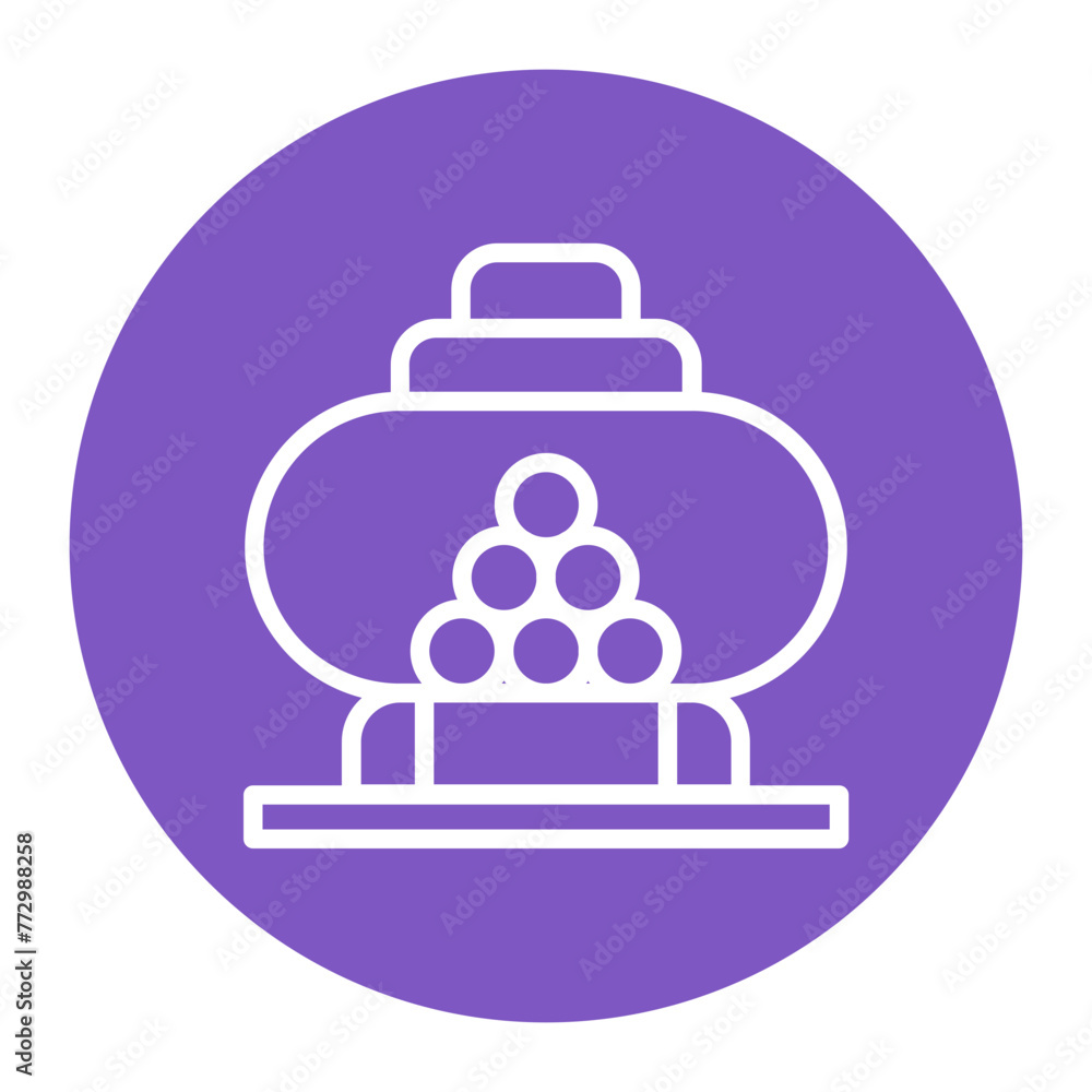 Lottery Balls icon vector image. Can be used for Casino.