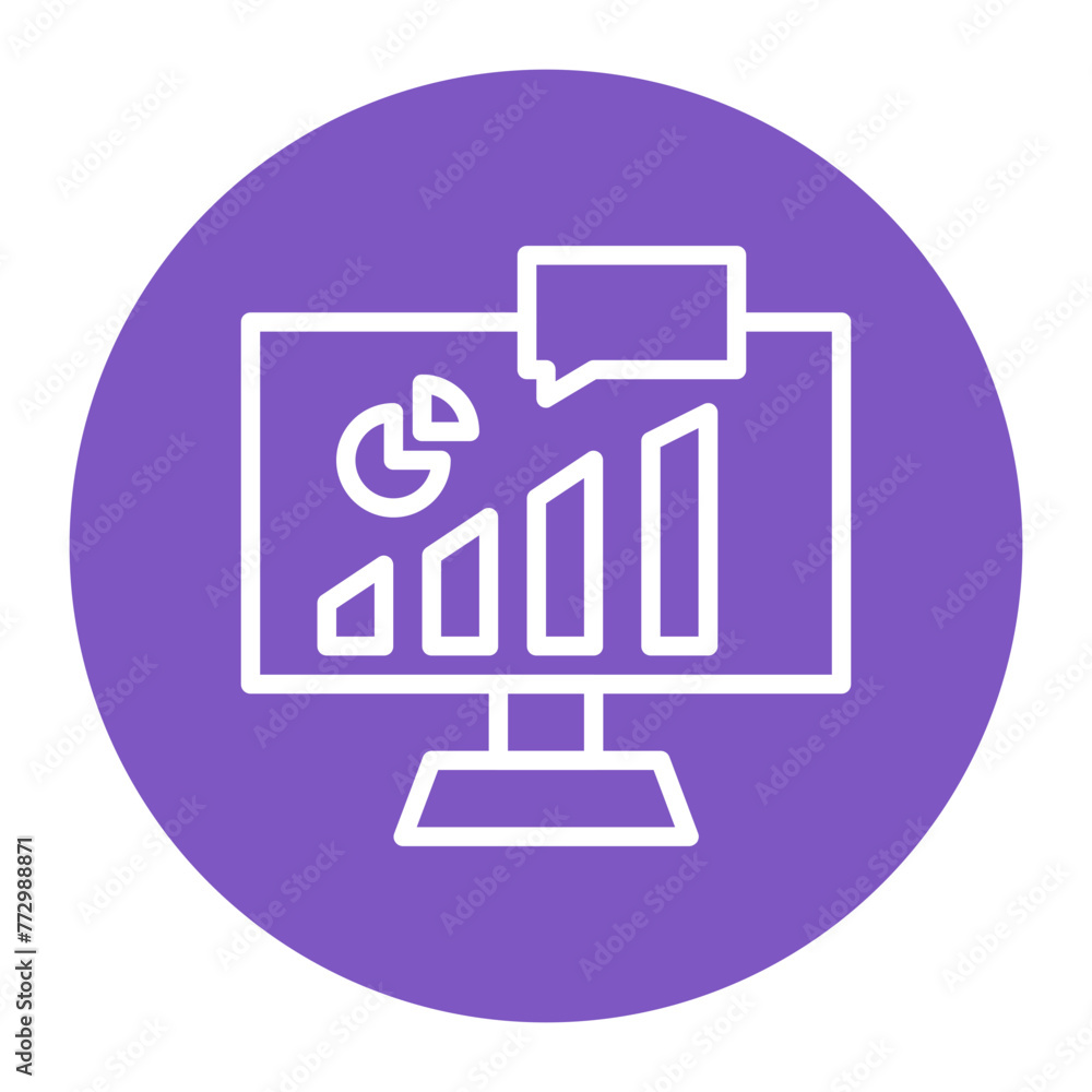 Stats Notification icon vector image. Can be used for Trading. Stats Notification icon vector image. Can be used for Trading.
