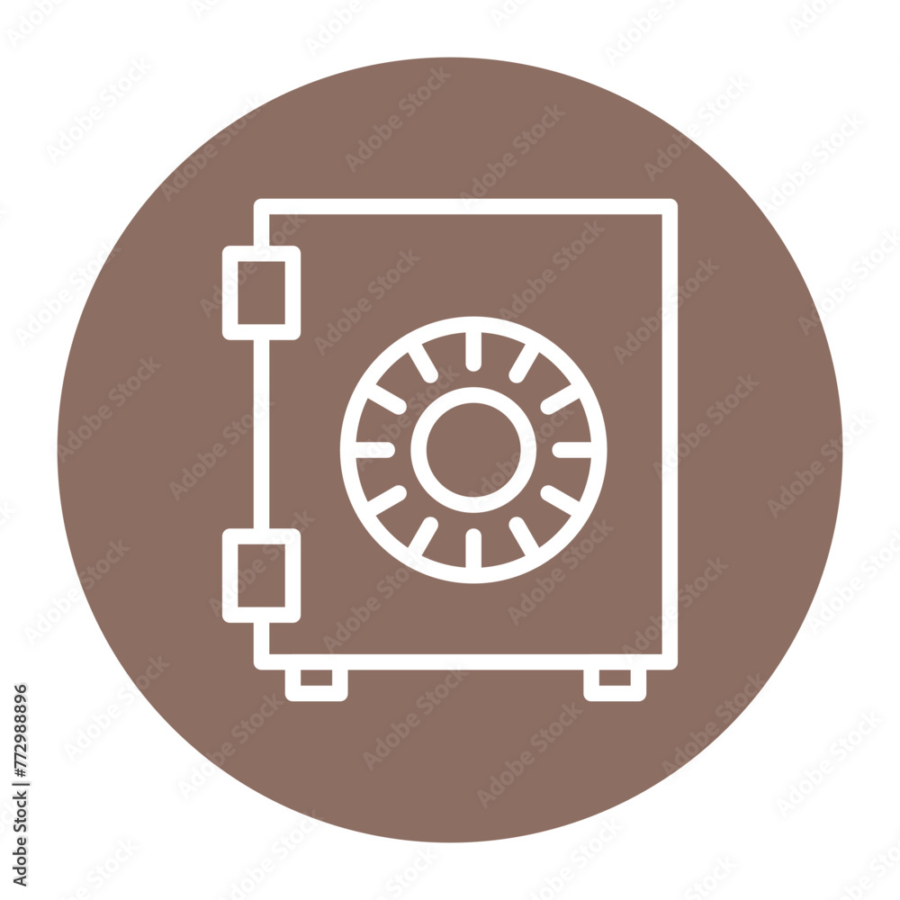 Vault icon vector image. Can be used for Trading. Vault icon vector image. Can be used for Trading.