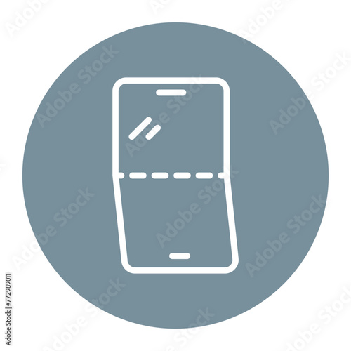 Folding Screen icon vector image. Can be used for Retro.