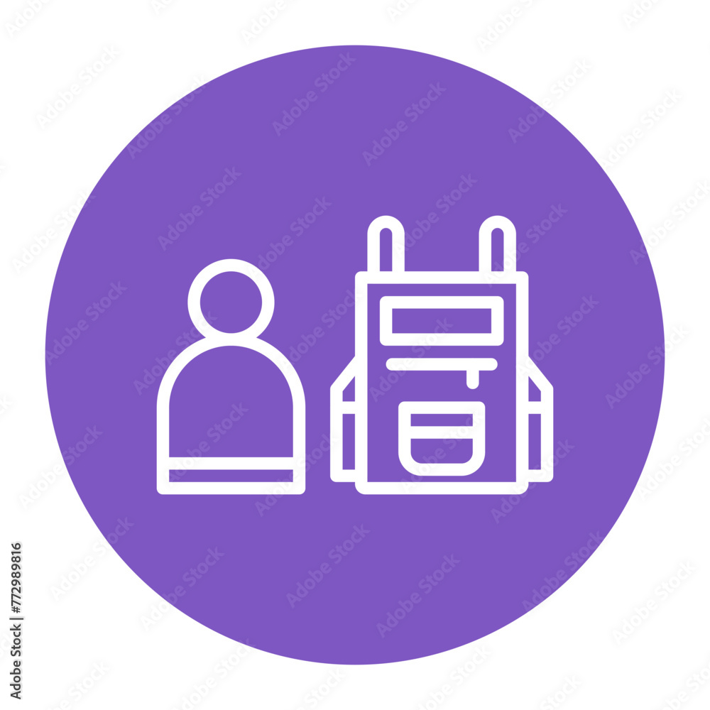 Solo Adventure icon vector image. Can be used for Adventure. Solo Adventure icon vector image. Can be used for Adventure.