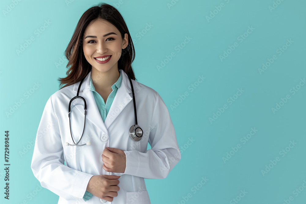 a doctor wearing a white coat and a stethoscope a doctor wearing a white coat and a stethoscope