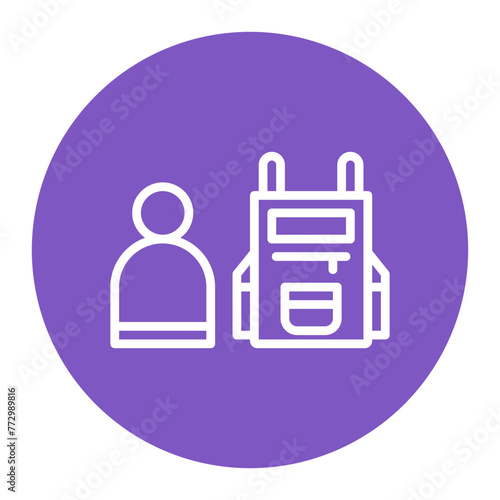 Solo Adventure icon vector image. Can be used for Adventure.