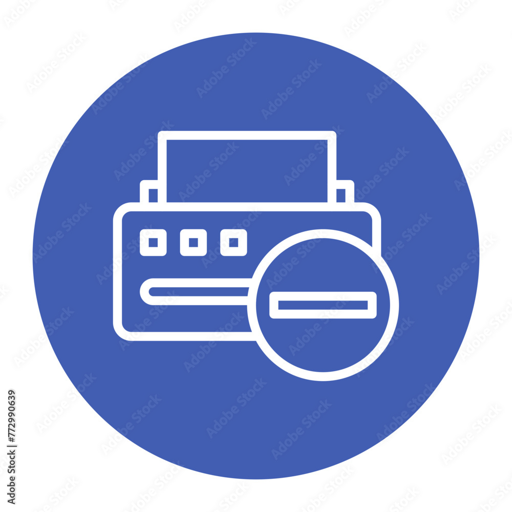 Printer Error icon vector image. Can be used for Printing. Printer Error icon vector image. Can be used for Printing.