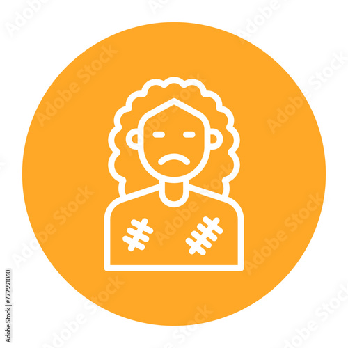Beggar icon vector image. Can be used for Homeless.
