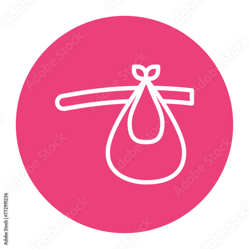 Refugee icon vector image. Can be used for Homeless.