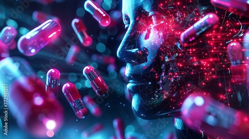 the role of artificial intelligence in drug discovery and pharmaceuticals.  photo