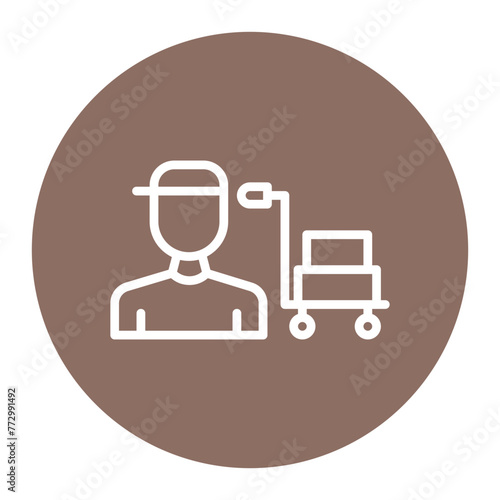 Supplier icon vector image. Can be used for Supply Chain.