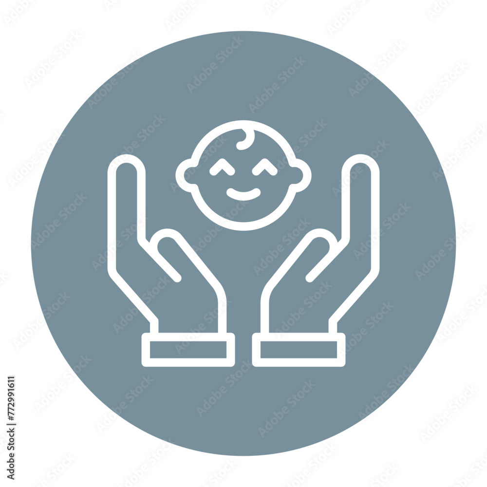 Adoption icon vector image. Can be used for Child Adoption. Adoption icon vector image. Can be used for Child Adoption.