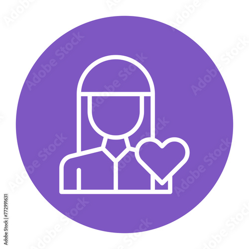 Babysitter icon vector image. Can be used for Child Adoption.