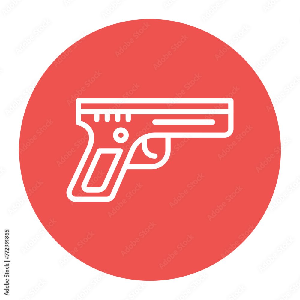 Gun icon vector image. Can be used for Shooting. Gun icon vector image. Can be used for Shooting.