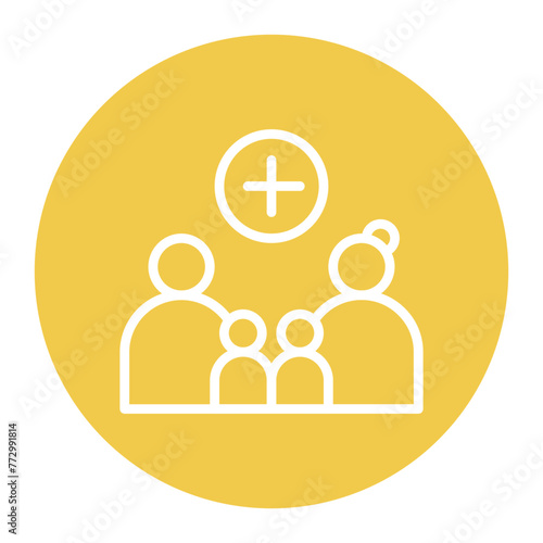 Positive Parenting icon vector image. Can be used for Child Adoption.